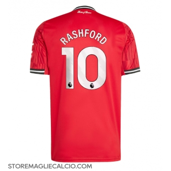 Manchester United Marcus Rashford #10 Maglia Gara Casa Repliche 2025-26